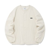 [커버낫 본사]플리스 카라리스 자켓 아이보리