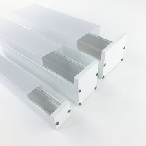 경관바 경관봉 LED바 사각바 라운드바 평면바 led케이스 경관조명, 사각 디귿자 경관바 100mm