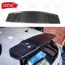 앞범퍼 스포일러SCIROCCO 탄소 섬유 스포일러 트림 2009-2018 용 VOLTEX 지붕 WING GENERATOR 바디 튜닝 부, 02 2015-2018