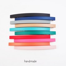 빈티지 칼라 사각 빼빼로 자동핀