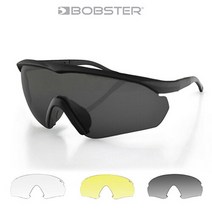 BOBSTER Delta Ballistics Shooting Glass Z87-Blk, 안경보호반달파우치