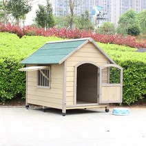야외 집 유형 방수 단단 나무강아지사육장 사계절 범용 애완 동물 케이지 빌라 패션
