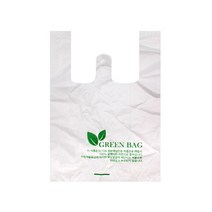 친환경 생분해성 비닐봉투(중) 100장 썩는 비닐봉지