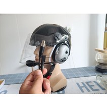 패러글라이딩장비 패러글라이더 헬멧 소음 제거 파라 모터 구동 패러 글라이딩 ppg 공장, 검은색, s