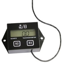 LED 테스터기 검전기 디지털 엔진 Tach Hour Meter 타코미터 게이지 RPM LCD 디스플레이 오토바이 모터 스, 01 Tachometer Rpm