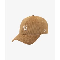 [빠른출고]/뉴에라 NEW ERA [무료반품] 엠엘비 MLB 코듀로이 뉴욕 양키스 언스트럭쳐 볼캡 베이지 940UNST CORDUROY NEYYAN BRW