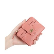 브아지루 퀼팅 동전 포켓 여성 카드 반지갑