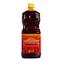 금수 태양초 고추씨 기름 1.5L, 단품