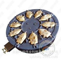 붕어빵기계 미니붕어빵기계 전기 가열 어묵 기계 구리 생선 알루미늄 물고기 생선 케이크 기계 생선 케이크 제조법, 전기 난방