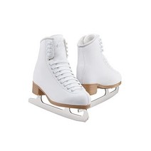 Jackson 클래식 200 여성용/용 피겨 아이스 스케이트 - 용 사이즈 12 미디엄 너비, White - Mark 1 Blades, Womens Size-10.0