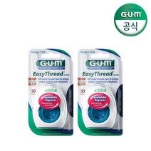 GUM 검 치실고리 이지쓰레드 치과 교정 치실 3200B 2개, 단품