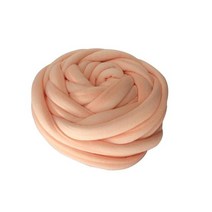 워셔블양모이불 겨울양모이불 겨울이불 거위털 슈퍼 청키 원사 세탁 가능한 손 뜨개질 담요 코튼 튜브 메리, 04 peach