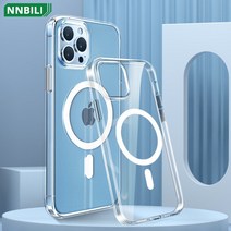 오리지널 Magsafe 마그네틱 무선 충전 케이스 아이폰 14 13 12 11 프로 맥스 미니 X Xs XR 7 8 플러스 SE 2020 아크릴 커버