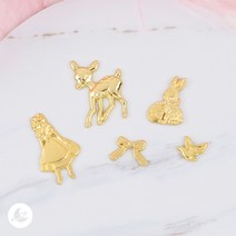 동화 금속 파츠 레진 아트 공예 재료 R254, 4.사슴