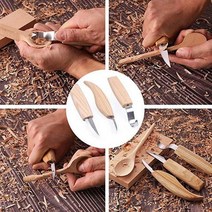 목공도구 목공구 목공예 조갈칼키트 카빙세트 우드쉐이빙 조각끌 23523EA, 우드카빙3종, 《본제품선택》