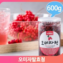 정성가득 수제발효 오미자청 600g 샐러드 오미자차