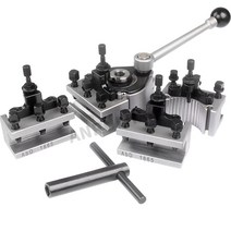 Ab 퀵 체인지 툴 홀더 세트 선반 스윙 오버 베드 용 16x16mm 공구 180-280mm 포스트 1 개 포함 4, CHINA, 22.0 미리메터