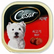 시저캔 쇠고기 24개1박스 강아지캔 통조림
