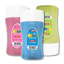 티티 아쿠아물감 수채화물감 220ml 낱색 총14색상, 220ml 짙은하늘, 짙은하늘