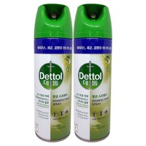 데톨 항균 스프레이 450ml 모닝 듀 2개 450ml 2개, 8개