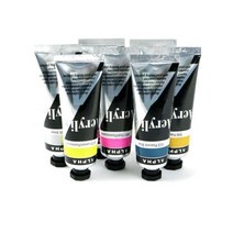 알파 전문가용 아크릴물감 50ml, 983 Magenta(Fluorescent)