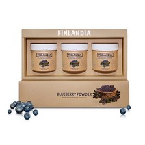핀란디아 블루베리 파우더, 50g, 3개입