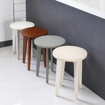 슈가범벅 화장대의자 엔틱 인테리어 소품 화분장식 클래식 인테리어 마호가니 빈티지 원형스툴, 샌드스톤