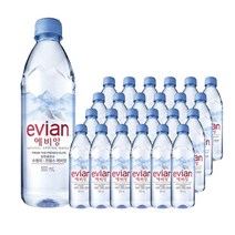 롯데칠성음료 에비앙, 500ml, 24개
