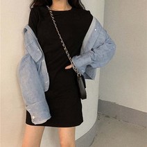 짝꿍닷컴 3컬러 라운드 민소매 미니 원피스 LKO410