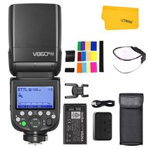 Godox 고독스 V860III-N V860IIIN 카메라 플래시 2.4G HSS 1 8000s 7.2V 2600mAh 리튬 이온 0.01-1.5s 재활용 타임 스피드 라이트 스트로브 대응 Nikon D5 D4 D850 D500 D55