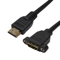 랜스타 HDMI 판넬형 연장 케이블 1M 2M 3M HDMI케이블, 1개