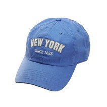 NYFASHION101 유니 NYC 뉴욕 시티 자수 조절 가능한 로우 프로파일 캡 카키 11개. One Size, 11 Sky Blue