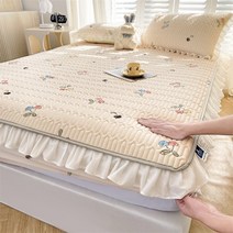 쿨매트 라텍스 쿨링 여름 침대용 냉감 매트 침구 세트, 180x200cm, AD