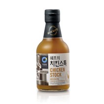 청정원 쉐프의 치킨스톡 340gX3, 상세페이지 참조