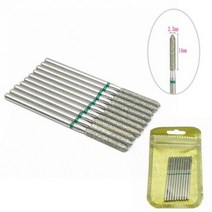 밀링커터 파이프컷팅기 네일 밀링 커터 세트 다이아몬드 스톤 매니큐어 드릴 큐티클 클린 비트 버 액세서리 아트 10 개, CQ23