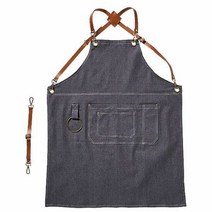 오리스타 아트앞치마(다크그레이)
