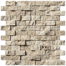 아파트 전원주택 거실 트라버틴 대리석 모자이크 혹두기 인테리어 스톤