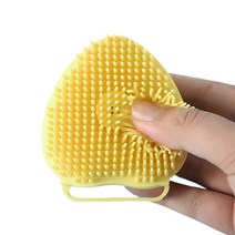 반려동물 목욕마사지 브러쉬 2in1 실리콘 샴푸브러쉬, 블루