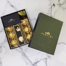 베르티니 골드 황금 골프공 6구+ 왕관 볼마커 골프 선물세트, 1세트