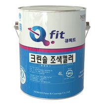 노루페인트 아크릴 외부용 수성페인트 큐피트 크린솔 4L 무광, 그레이3