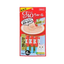 이나바 챠오츄르 파우치 대용량 버라이어티 40P, 올템즈 1, 3. 가다랑어 4Px10개
