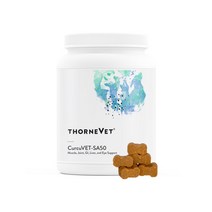쏜 리서치 커큐벳 강아지 고양이 항산화 영양제 90소프트츄 ThorneVet 커큐민 메리바 흡수강화 관절통증 간기능 염증완화, 90 소프트 츄