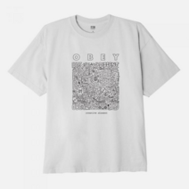 오베이 (165262586) 크리에이티브 디센트 반팔티 WHIT