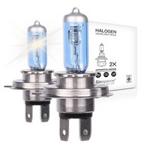 Sinoparcel H4/9003 할로겐 전구 - 자동차/오토바이 55W 헤드라이트 전구 교체용 2개 팩, H7