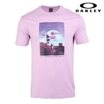 오클리 아우터 숏슬리브 라운드 프린팅티셔츠