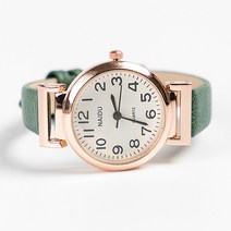 NAIDU 여자 학생 손목 시계 CU995 심플하고 깔끔한 클래식 스타일