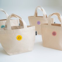 댄 스마일 산책가방 (코랄레드 인디핑크 옐로우 바이올렛 민트), 민트