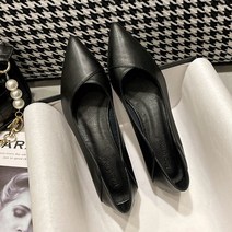 클래식 임산부구두 하객 낮은 발편한 플랫 구두 모임 캐주얼 푹신한 안전한 로우힐 데일리