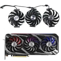 3pcs 95mm CF1010U12S 그래픽 카드 팬 교체 AS Rog Strix RTX 3060 3070 3080 Ti 3090 게임 GPU 쿨러 6700, 02 금