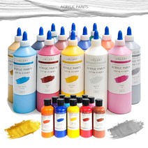 아크릴물감 대용량 전문가용 발색좋은 취미 화방 아크릴물감세트, 100ml_오렌지
